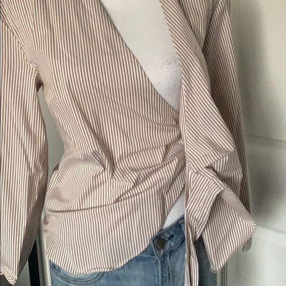 J.Crew striped wrap blouse - Picture 12 of 13